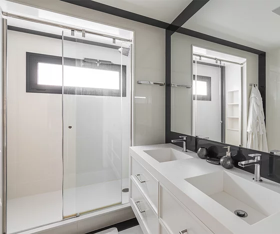 Luxury Bathroom with Walk-in Shower